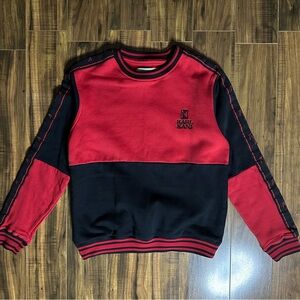 Y2K Karl Kani Red and Black Sweater